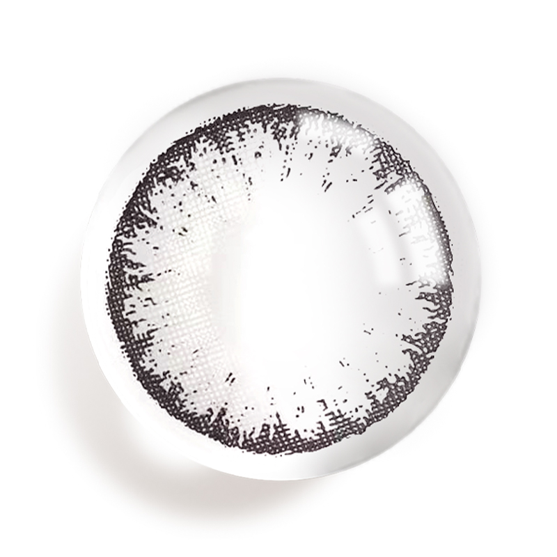 How do colored contact lenses achieve a balance between enhancing eye beauty and providing comfortable wear?